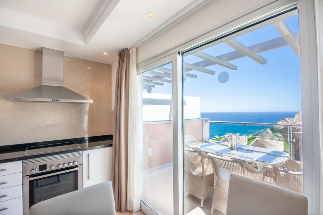 Luxury Penthouse, Panoramic Sea View Apartamento Mogán Exterior foto